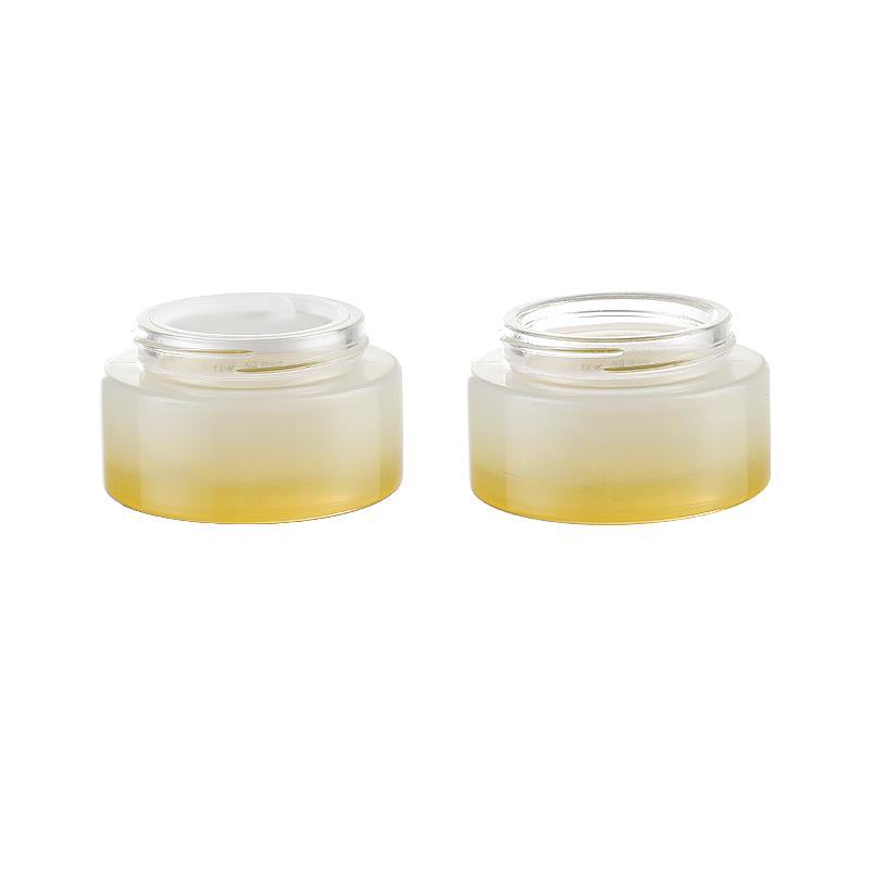 50g Glass Cream Jar Gradient Colour Cosmeceutical Eye Cream Jar Lip Balm Jar