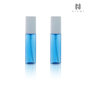 PET Square Blue Spray Bottle