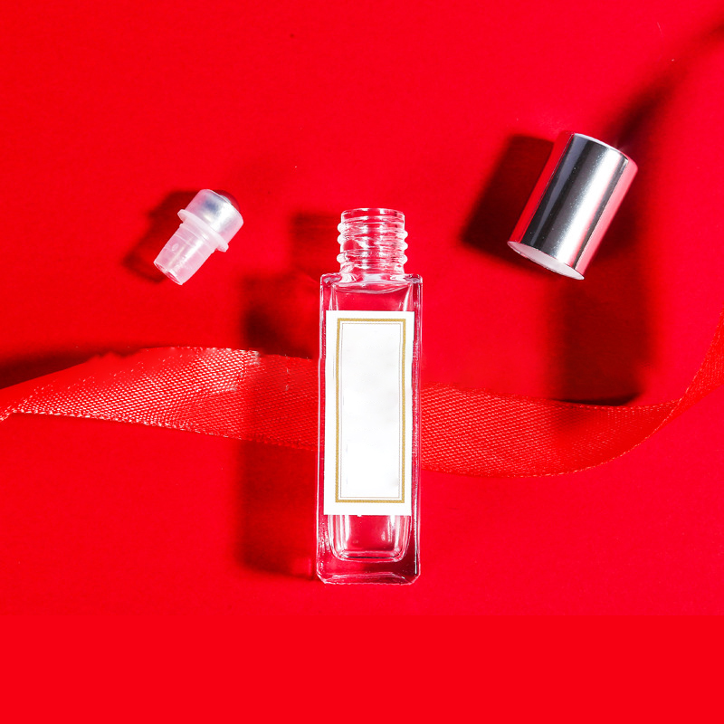 Square Glass Roller Ball Bottle