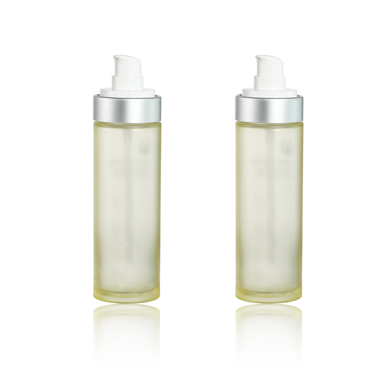 Cosmetic packaging 30ml 40ml 50ml 60ml 80ml 100ml 120ml empty frosted glass spray lotion bottle with pump