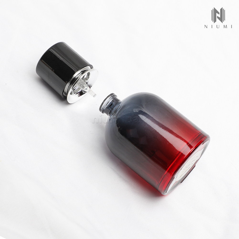 gradient color perfume bottle