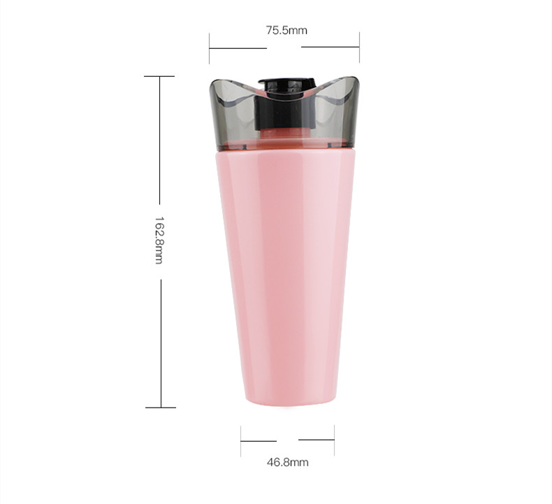 300ml pink pet lotion bottle